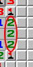 O padrão 1-2-1, exemplo 3, marcado