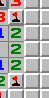 O padrão 1-2-1, exemplo 3, não marcado